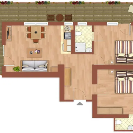 Rosenhof Am Seerosensuite Апартаменты *